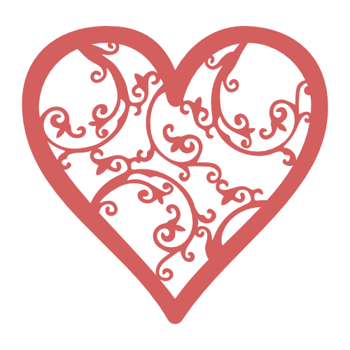 free filigree heart clip art - photo #47