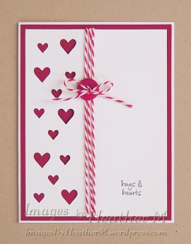 IHM heart card front svg and dxf files