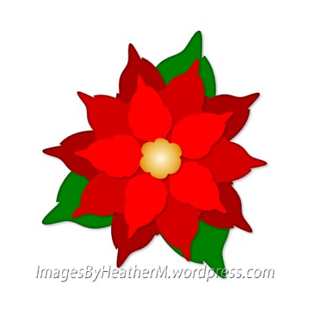 IHM poinsettia svg and dxf files