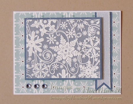 HeatherM using Our Daily Bread Designs snowflake stamp